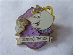 Disney Trading Pin 30127 DCL - Mother's Day 2004 (Mrs. Potts & Chip)