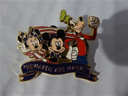 Disney Trading Pin Disney Visa Cardmember Exclusive #4 (Patriotic Pals)