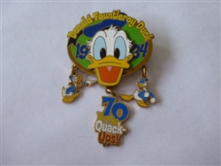 Disney Trading Pin  30300 DLR - Donald Duck's 70th Anniversary (Dangle)