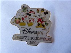 Disney Trading Pin 3086 Disney's Magical Holiday Faire 2000 (Mickey & Minnie)