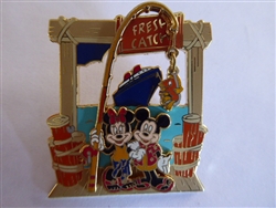 Disney Trading Pins  3087 DCL Mickey and Minnie Fresh Catch