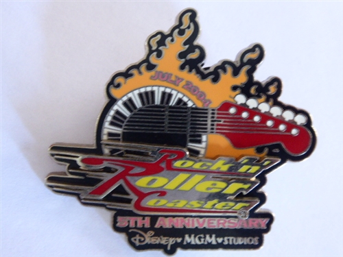 Disney Trading Pin 31025 WDW Rock N Roller Coaster 5th Anniversary