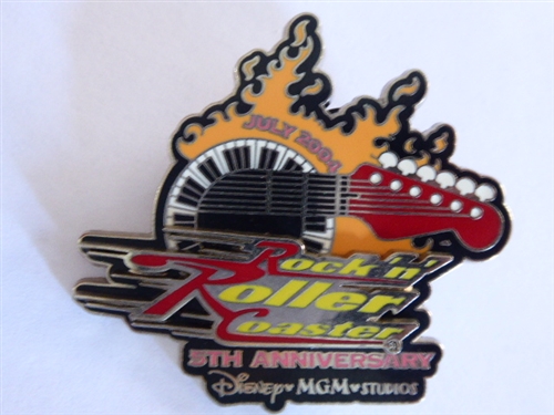 Disney Trading Pin 31025 WDW - Rock 'N Roller Coaster 5th Anniversary