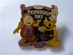 Disney Trading Pins 31257 WDW - Friendship Day 2004 - (Lumiere and Cogsworth)