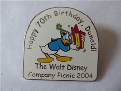 Disney Trading Pins 31467     Disney Co. (TWDC) Picnic 2004 / Donald's 70th