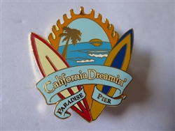 Disney Trading Pin  31603 California Dreamin' - Paradise Pier gold prototype