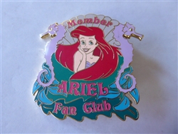 Disney Trading Pin 32041     Disney Auctions - Ariel - Fan Club - P.I.N.S