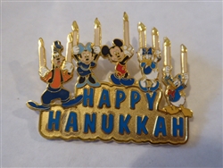 Disney Trading Pin 3205 DLR - Hanukkah 2000 - Mickey and Gang