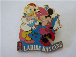 Disney Trading Pin 32115 JDS - Twelve Days of Christmas 2003 - #9 (Minnie & Daisy)