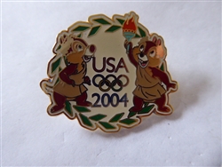 Disney Trading Pins  32295     USA Olympic Logo - Chip & Dale