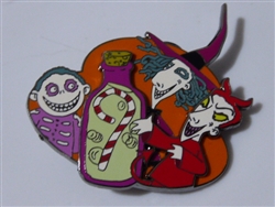 Disney Trading Pins   33400 DLR - Haunted Mansion Holiday 2004 pin set (Lock, Shock & Barrel)