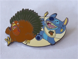 Disney Trading Pin 34232 Disney Auctions (P.I.N.S.) - Stitch Chasing Turkey