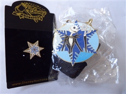 Disney Trading Pin 34233 Disney Auctions (P.I.N.S.) - Nightmare Jack Snowflake (Lanyard & Pin Set)