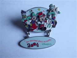 Disney Trading Pin 34377 DLR - The Merriest Place On Earth 2004 (Dangle)