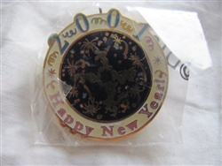 Disney Trading Pin 3442: DLR - Cast Working Day - Happy New Year 2001