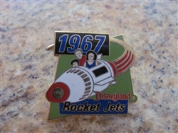 Disney Trading Pin 345 DL - 1998 Attraction Series - Rocket Jets