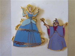 Disney Trading Pin 3466 DLR - Cinderella & Fairy Godmother Set