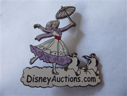 Disney Trading Pin 34835 Disney Auctions - Mary Poppins on DA Logo (GWP)