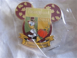 Disney Trading Pin 34869: DLR - Cast Exclusive Holiday Series - Thanksgiving 2004 (Donald Duck)