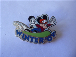 Disney Trading Pin 34966 DLR - Cast Exclusive - Seasons (Winter/Mickey)