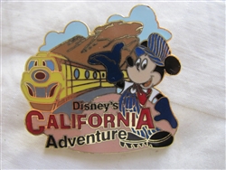 Disney Trading Pin 3519 DCA Engineer Mickey with Train