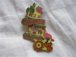 Disney Trading Pins 3520: DCA - California State Shaped Pin (3D)