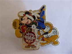 Disney Trading Pins 35522 WDW - Merry Christmas 2004 - MGM Studios (Mickey & Pluto)