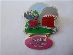 Disney Trading Pin   36359 DLR - Valentine's Day 2005 Collection (Stitch & Monstro)