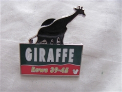 Disney Trading Pins 36563 WDW - Cast Lanyard Series 3 - Animal Kingdom Parking Sign (Giraffe)