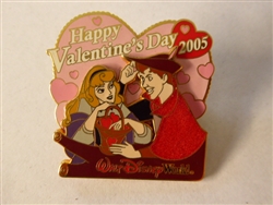 Disney Trading Pin  36703 WDW - Valentine's Day 2005 (Prince Phillip & Princess Aurora)