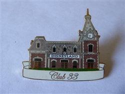 Disney Trading Pin 36726 Disneyland Club 33 Main Street Train Station artist proof