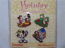 Disney Trading Pin 36781 Holiday Pin Collection - Set 1