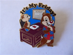 Disney Trading Pins  36887     WDW - Cast Surprise Release - It's My Friday (Chip & Dale)