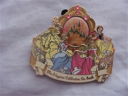 Disney Trading Pin 37653 WDW - Happiest Celebration on Earth (Four Princesses)