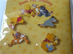 Disney Trading Pin 38711 Booster Collection (Winnie the Pooh & Friends) 4 Pin Set