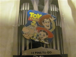 Disney Trading Pins 390: DS - Countdown to the Millennium Series #15 - Toy Story 2 (Woody , Jessie & Bullseye)