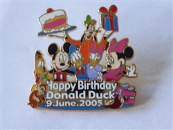 Disney Trading Pins 39424 M&P - Mickey and the Gang - Donald Ducks Birthday