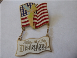 Disney Trading Pin 39712 DLR - Fourth of July 2005 - Tinker Bell