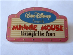Disney Trading Pins 39774 Minnie Mouse Through the Years Framed Set (Marquee Logo)