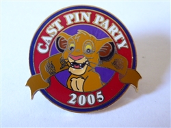 Disney Trading Pin 39794 WDW Cast Exclusive - Cast Pin Party 2005 (Simba)