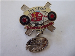 Disney Trading Pin 4013 DCA - February 2001 Artist Choice (1st Stop Dangle)