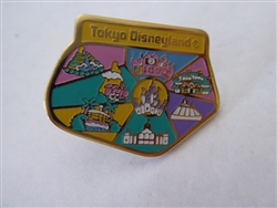 Disney Trading Pin 4016 TDL - Map of Park