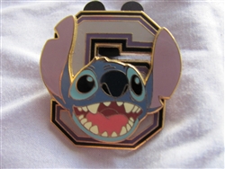 Disney Trading Pin 40262: Block Letters - Stitch 'S'