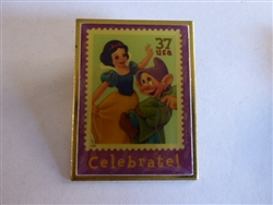 Disney Trading Pin 40901 USPS - The Art of Disney Stamp (Snow White and Dopey)