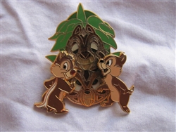 Disney Trading Pin 41236: Disney Character Masks - Chip and Dale