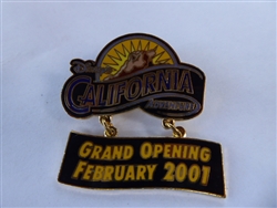 Disney Trading Pin  4143 DCA Grand Opening Dangle pin LE3000