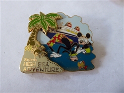 Disney Trading Pins 41589 DCL - Stitch's High Sea Adventure - Goofy & Mickey Snorkeling