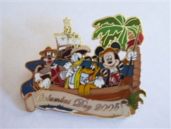 Disney Trading Pins  41853 DisneyShopping.com - Columbus Day 2005 (Goofy, Donald, Pluto & Mickey)