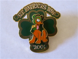 Disney Trading Pins  4222 DL St. Patrick's Day Pluto 2001