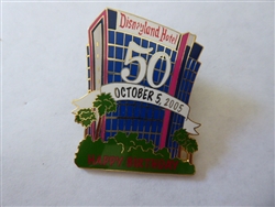 Disney Trading Pin   42458 DLR - Disneyland Hotel 50 Years CM Pin